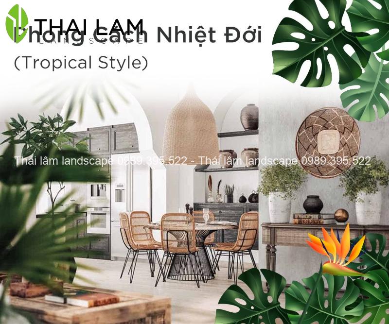 Đặc điểm nổi bật của sân vườn phong cách Tropical